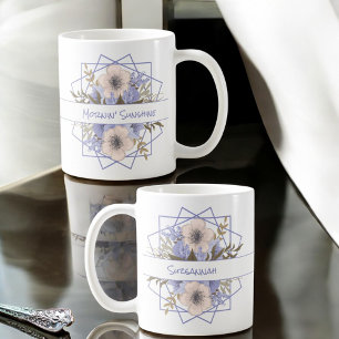 Mug Violet Pastel Cinq Pétales Wild Rose Personnalisé