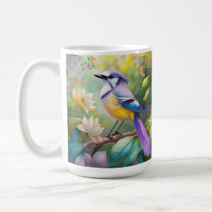 Mug Violet Tufted Jay Imaginaire Bird