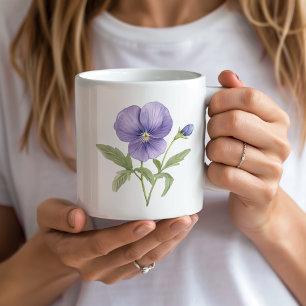 Mug Violets Février Fleur de naissance