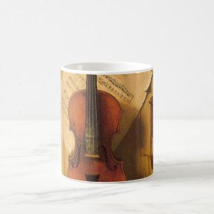 Mug Violon et musique de Still Life par William Harnet
