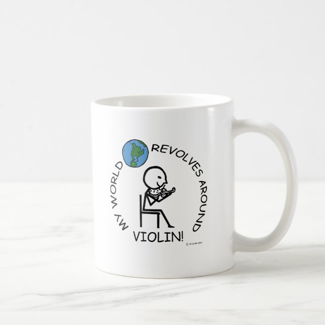 Mug Violon - Le Monde tourne autour (Droite)