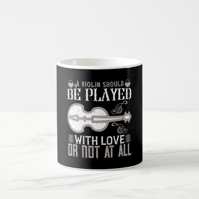 Mug Violon - Le Violon Doit Être Joué Avec Amour (Centre)