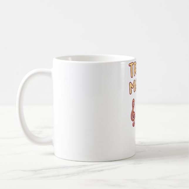 Mug Violon mignon, Arbre Maker Music Pun (Gauche)