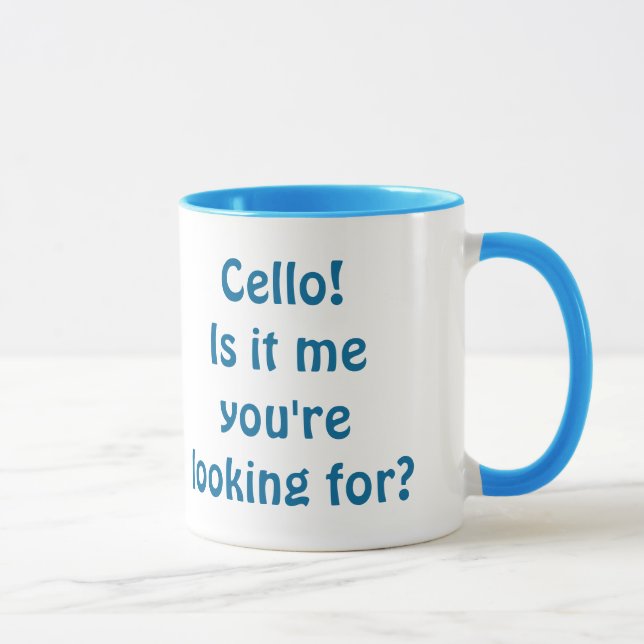 Mug Violoncelle ! Est-il moi que vous recherchez ? (Droite)