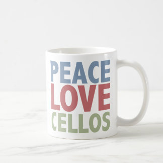 Mug Violoncelles d'amour de paix