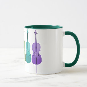 Mug Violoncelles et couleur