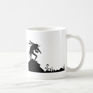 Mug Violoneur de grenouille sur le toit
