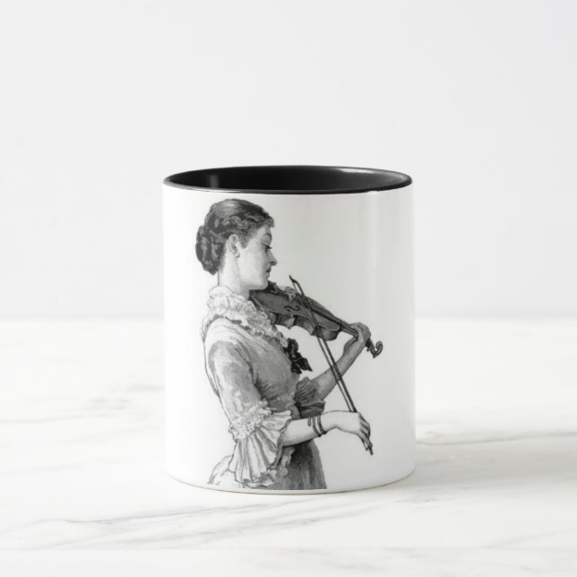 Mug Violoniste vintage (Centre)