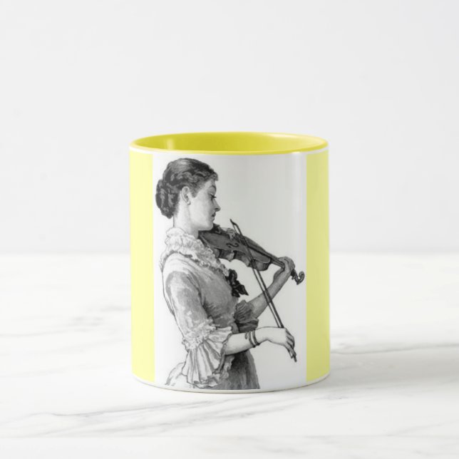 Mug Violoniste Vintage (Centre)