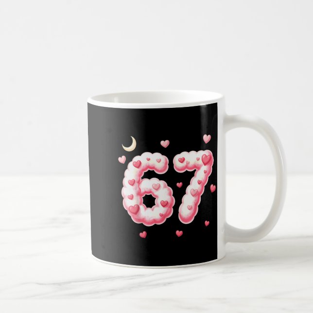 Mug Viral 67 Kawaii Hearts Valentine's Day Girls Humor (Droite)