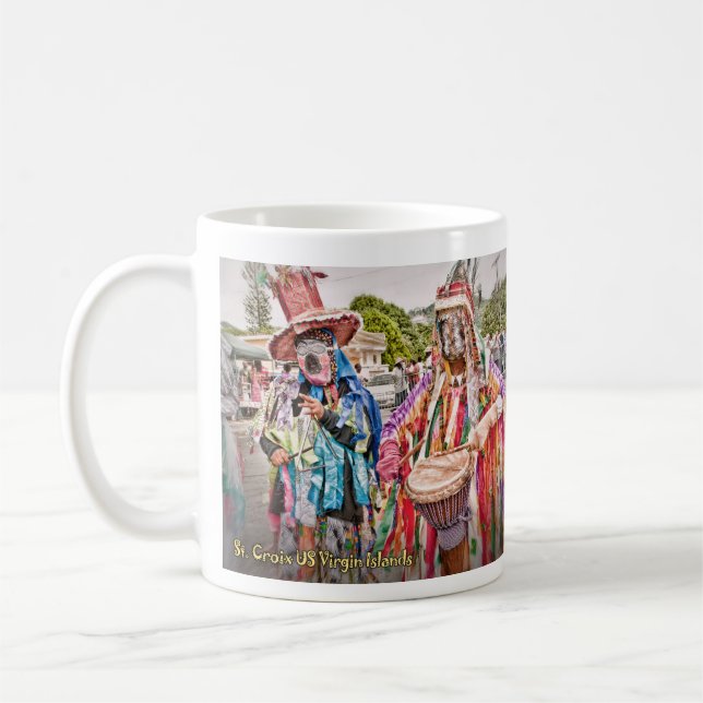 Mug Virgin Islands USVI Masqueraders Masque Masque (Gauche)
