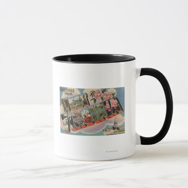 Mug Virginie-Occidentale (Capital Building) (Droite)