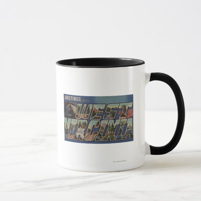 Mug Virginie-Occidentale (Charbon-Miner) - Scènes de g (Droite)