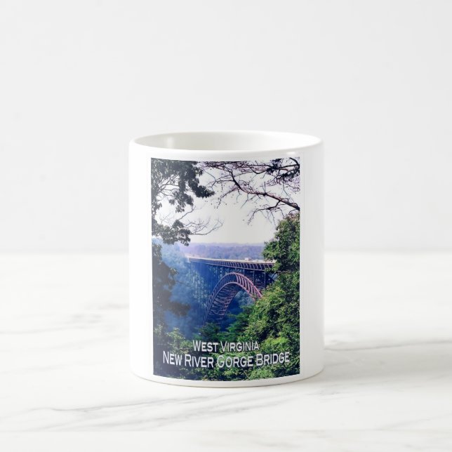 Mug Virginie-Occidentale - Etats-Unis - Mosaïque - (Centre)