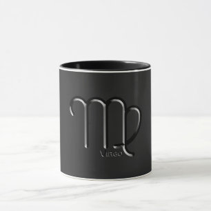 Mug VIRGO, Conception abstraite du signe zodiaque,