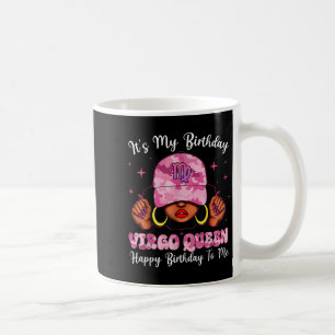 Mug Virgo Rose Reine Femme Noire Avec Camo Casquette C