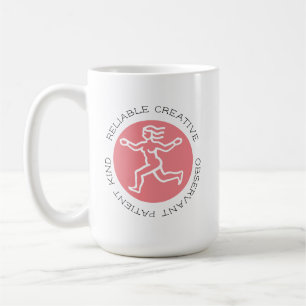 Mug Virgo rose Zodiac Star Signal Personnalité Trait