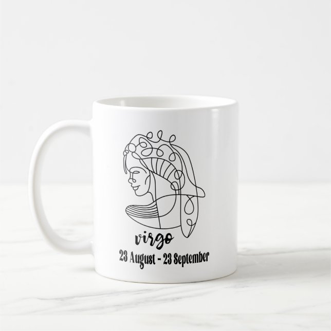 Mug Virgo, Zodiac (Gauche)