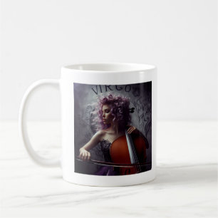 Mug Virgo Zodiac Musicien Cello