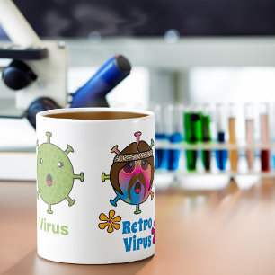 Mug Virus et rétrovirus amusant