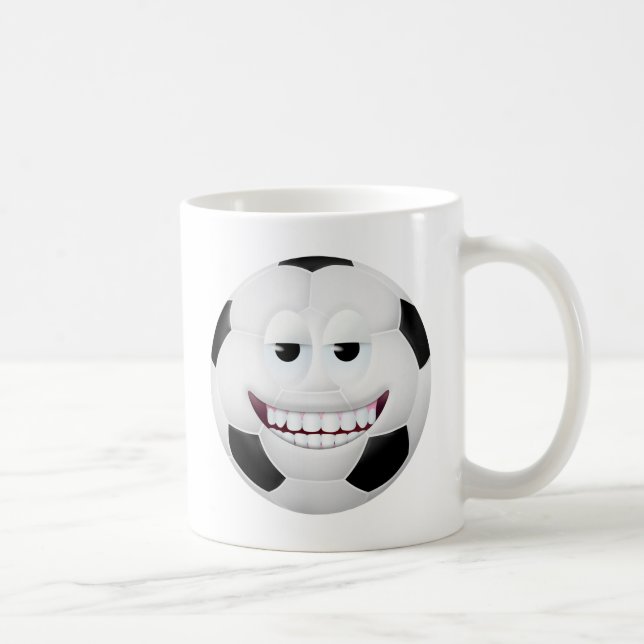 Mug Visage 2 de ballon de football (Droite)