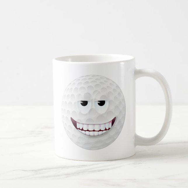 Mug Visage 2 de boule de golf (Droite)
