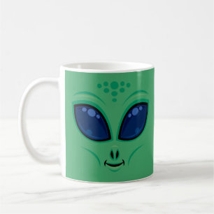 Mug Visage Alien de dessin convivial