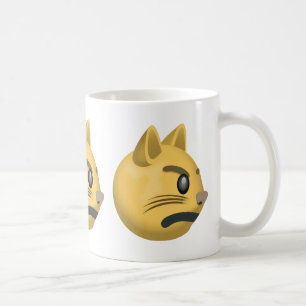 Mug Visage boudant Emoji de chat