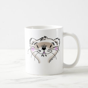 Mug Visage comique mignon de furet