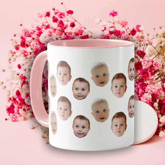 Mug Visage de bébé personnalisé avec photo  (Créateur téléchargé)