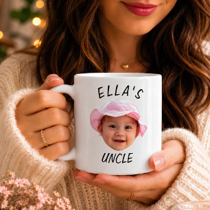 Mug Visage de bébé personnalisé Photo Texte Nouvel Onc
