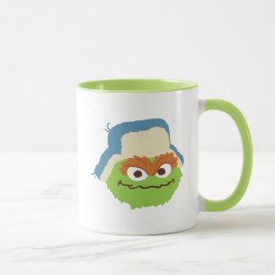 Mug Visage de bois d'Oscar le Grouch