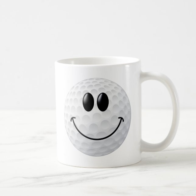 Mug Visage de boule de golf (Droite)
