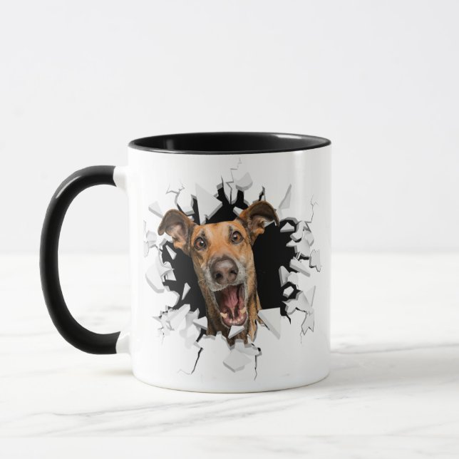 Mug visage de chien de Fanny (Gauche)