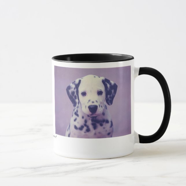 Mug Visage de chiot dalmate (Droite)