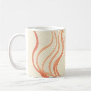 Mug Visage de femme d'esquisse Abstraite