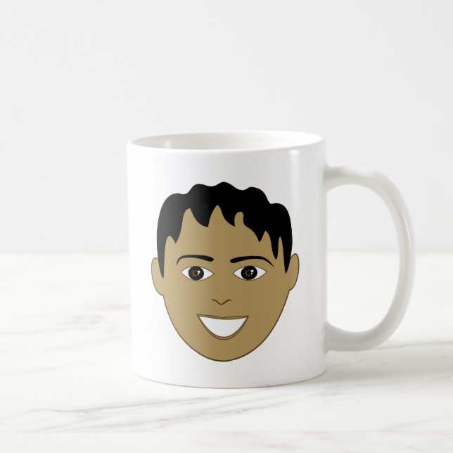Mug Visage de garçon indien (Droite)