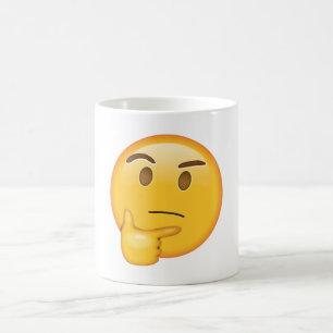 Mug Visage de pensée - Emoji