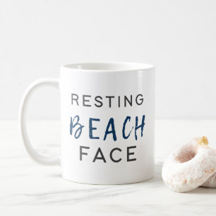 Mug Visage de repos de plage