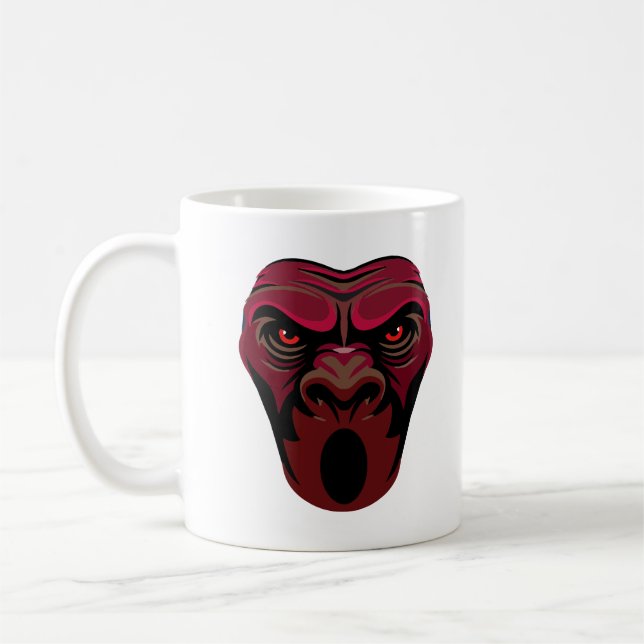 Mug Visage de singe en colère (Gauche)