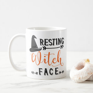 Mug visage de sorcière au repos
