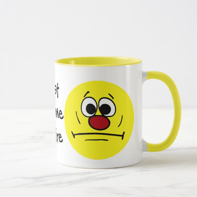 Mug Visage démissionné Grumpey (Droite)