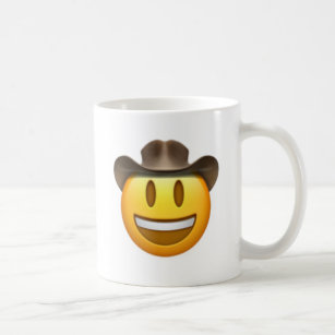 Mug Visage d'emoji de cowboy