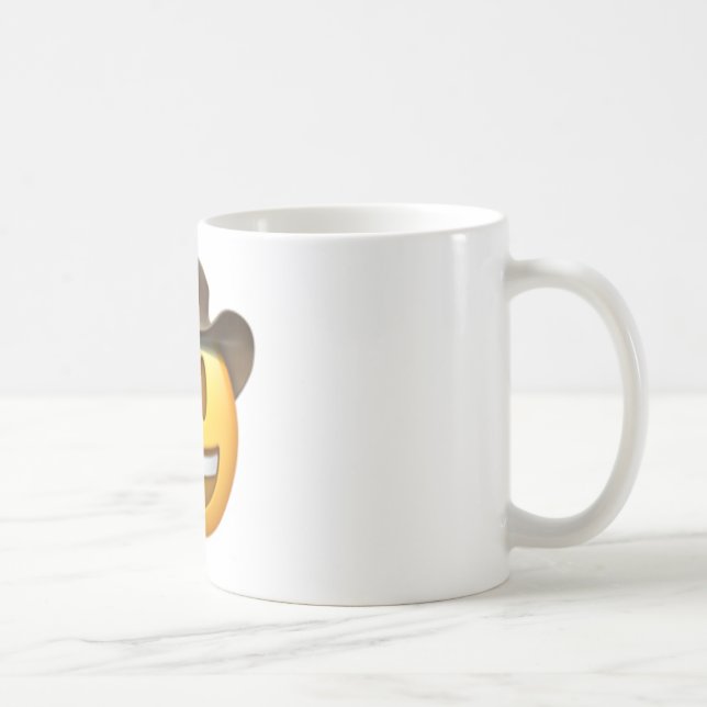 Mug Visage d'emoji de cowboy (Droite)