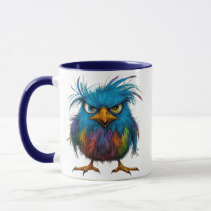 Mug visage d'oiseau méchant