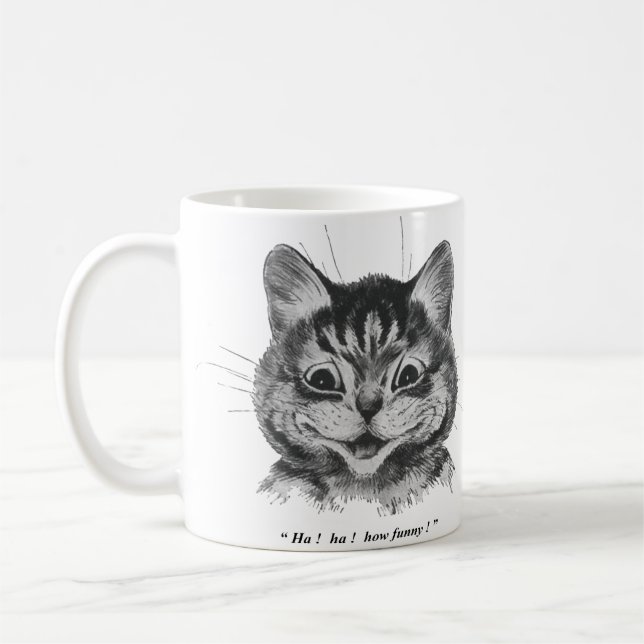 Mug Visage drôle du chat (2), Louis Wain (Gauche)