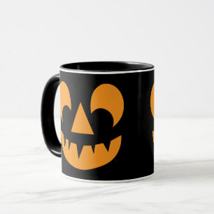 Mug Visage du Citrouille Jack-o'-lantern