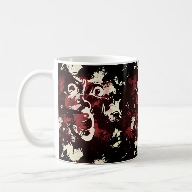 Mug visage éffrayant (Gauche)