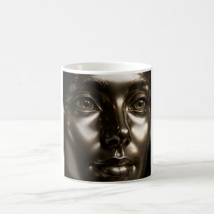 Mug Visage Femme Métal 3D