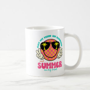 Mug Visage heureux groovy vibrations estivales j'ai l'